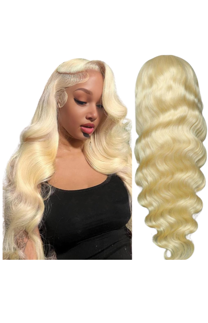 Body Wave Platinum Blonde High Definition Wig (613)