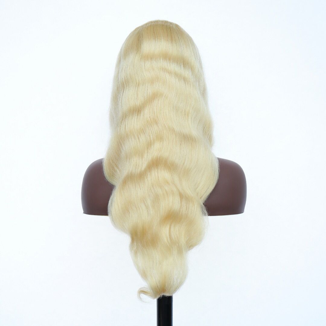 Body Wave Platinum Blonde High Definition Wig (613)