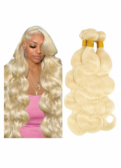 Body wave bundles #613 (Platinum Blonde)